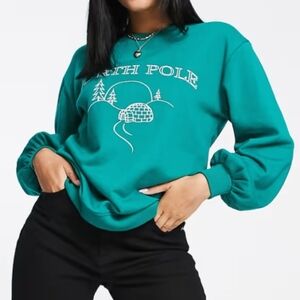 NWT Threadbare Christmas sweater with embroidery